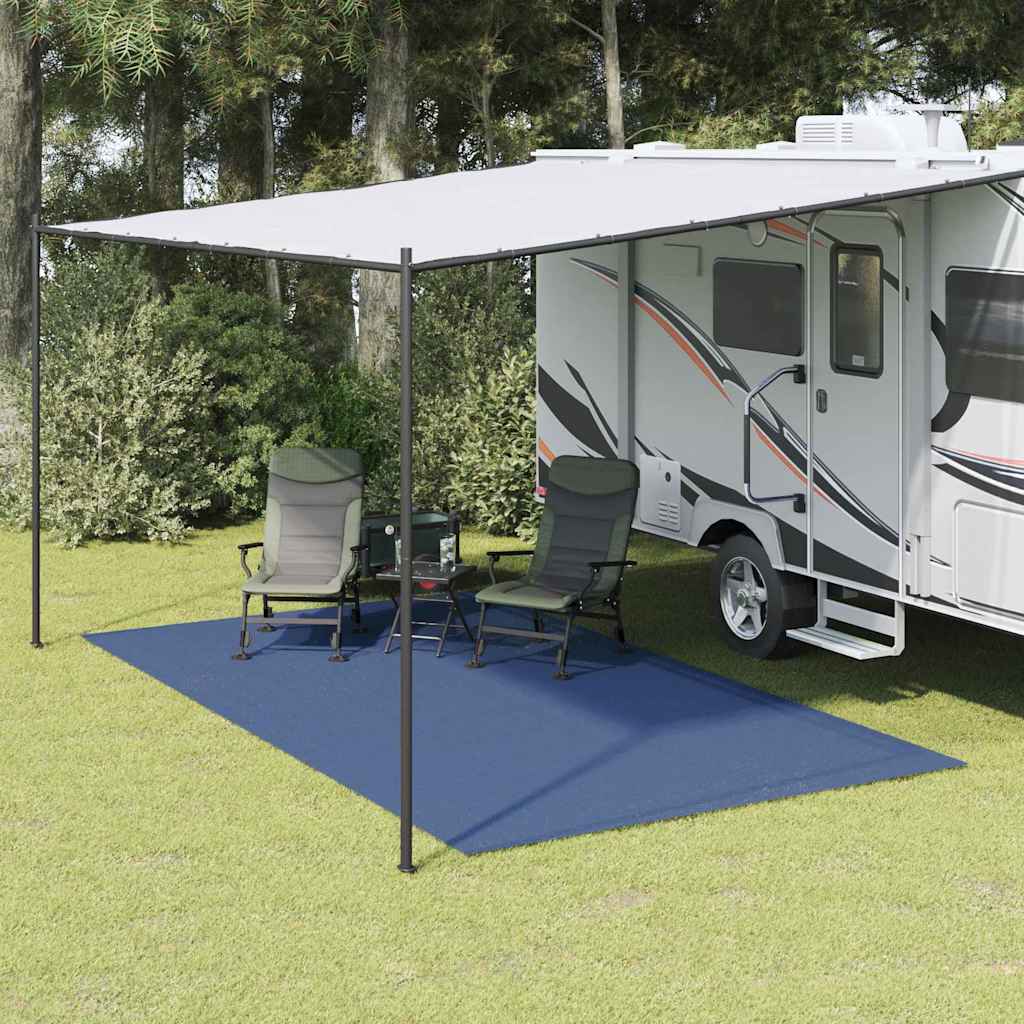 Tent Carpet Blue 500 x 350 cm Polyester