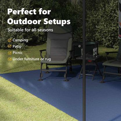 Tent Carpet Blue 800 x 350 cm Polyester