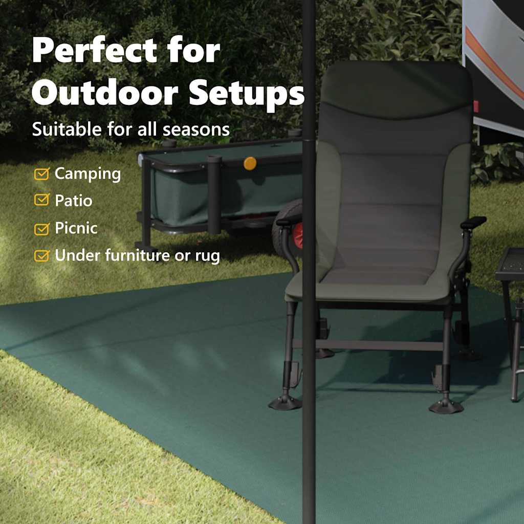 Tent Carpet Green 600 x 350 cm Polyester