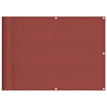 Balcony Screen Terracotta 75x1000 cm 100% Polyester Oxford