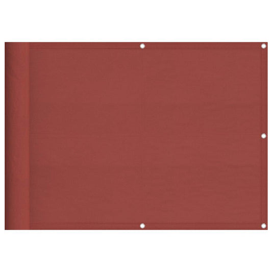 Balcony Screen Terracotta 75x1000 cm 100% Polyester Oxford