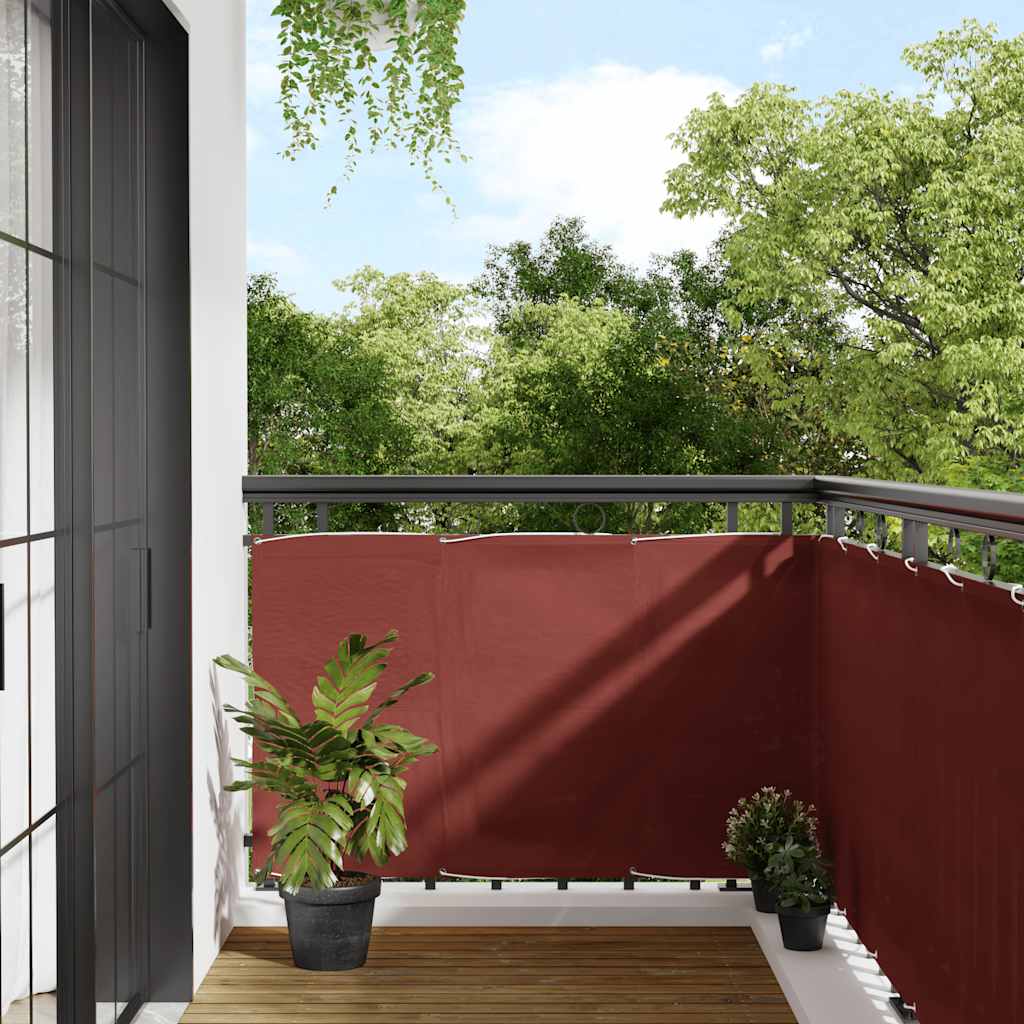 Balcony Screen Terracotta 90x700 cm 100% Polyester Oxford