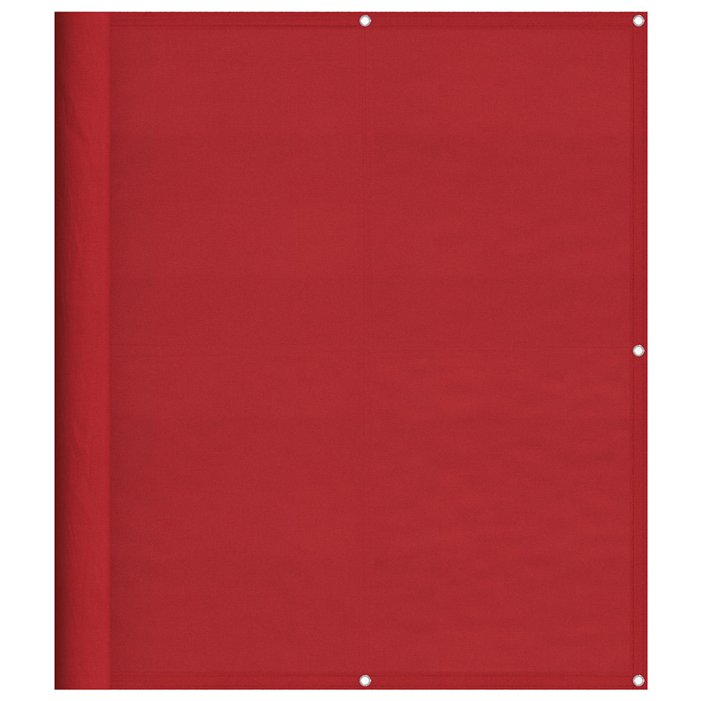 Balcony Screen Red 120x700 cm 100% Polyester Oxford