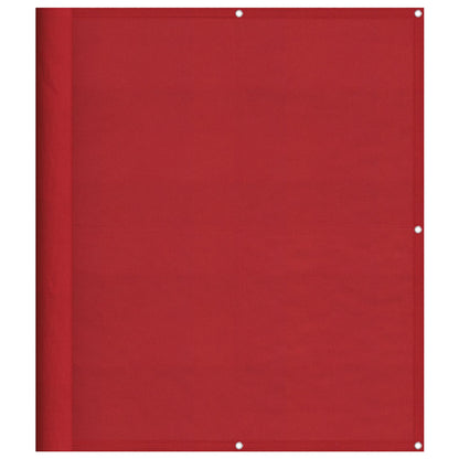 Balcony Screen Red 120x800 cm 100% Polyester Oxford