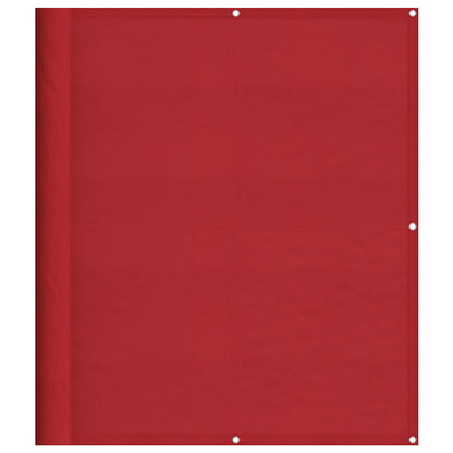Balcony Screen Red 120x1000 cm 100% Polyester Oxford