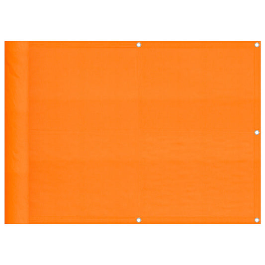 Balcony Screen Orange 75x700 cm 100% Polyester Oxford