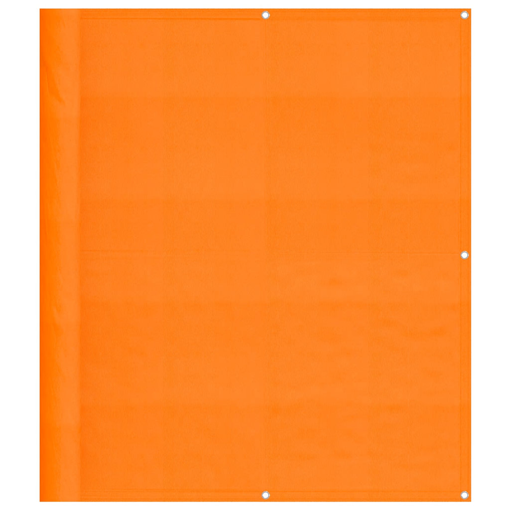 Balcony Screen Orange 120x800 cm 100% Polyester Oxford