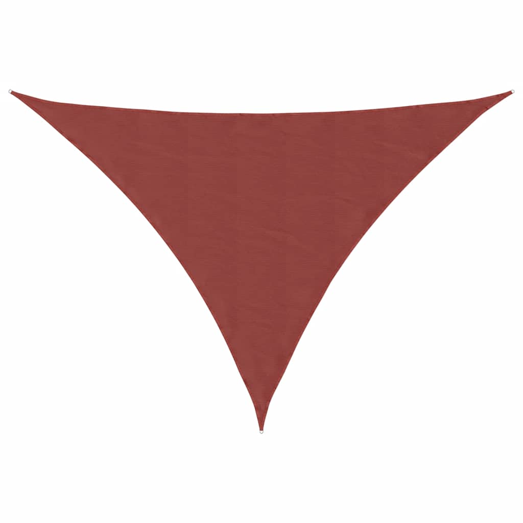 Sun Shade Sail Terracotta 7x5x5 m 100% Polyester Oxford