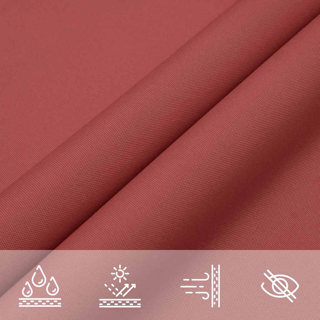 Sun Shade Sail Terracotta 7x5x5 m 100% Polyester Oxford