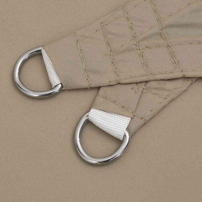 Sun Shade Sail Taupe 7x5x5 m 100% Polyester Oxford