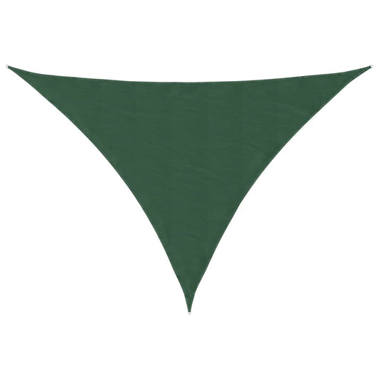 Sun Shade Sail Dark Green 7x5x5 m 100% Polyester Oxford