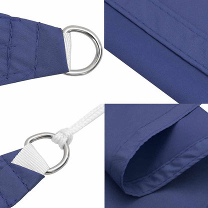 Sun Shade Sail Blue 2x2x2 m 100% Polyester Oxford
