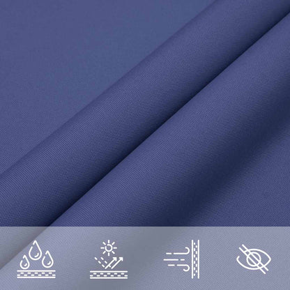 Sun Shade Sail Blue 2x2x2 m 100% Polyester Oxford
