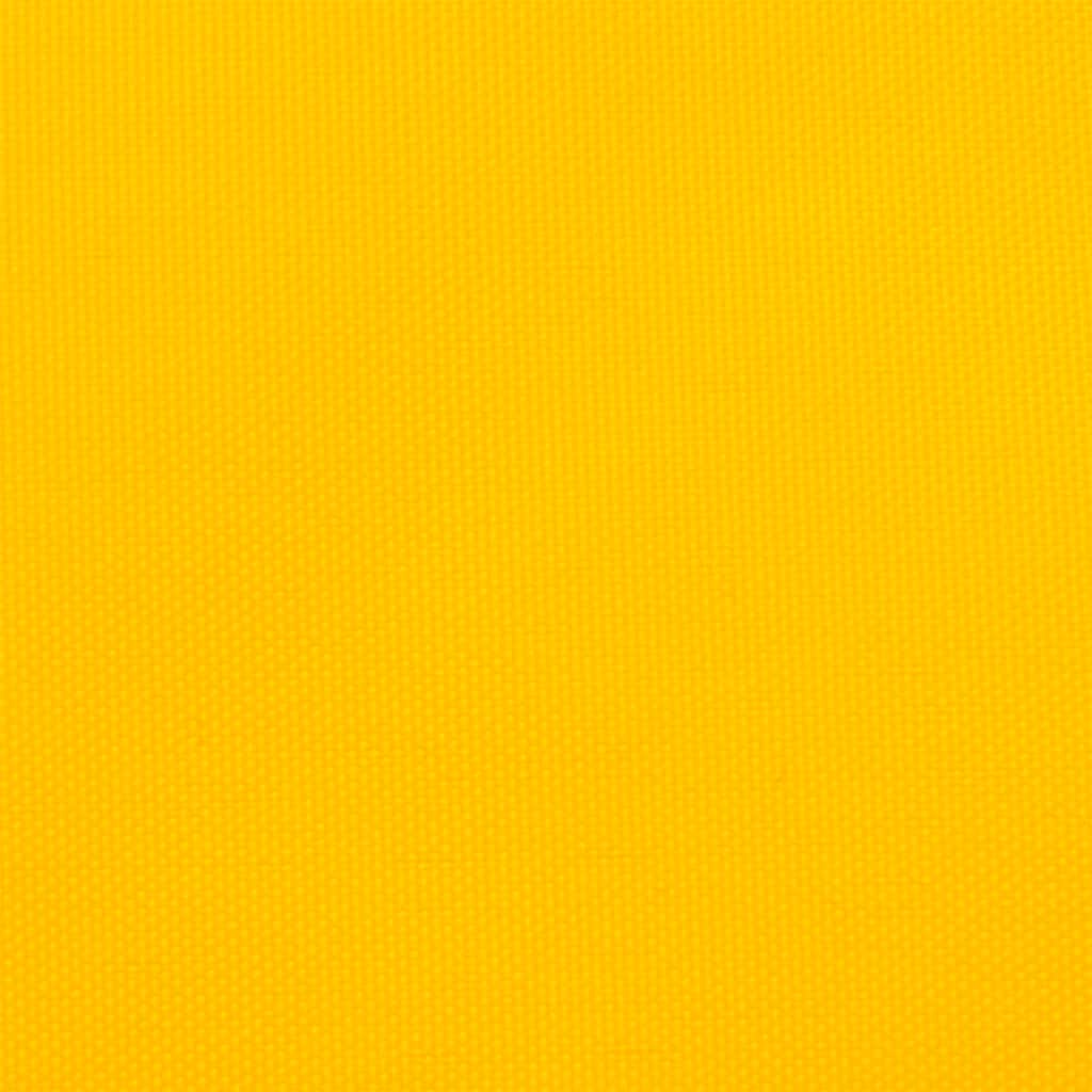 Sun Shade Sail Yellow 2x2x2 m 100% Polyester Oxford