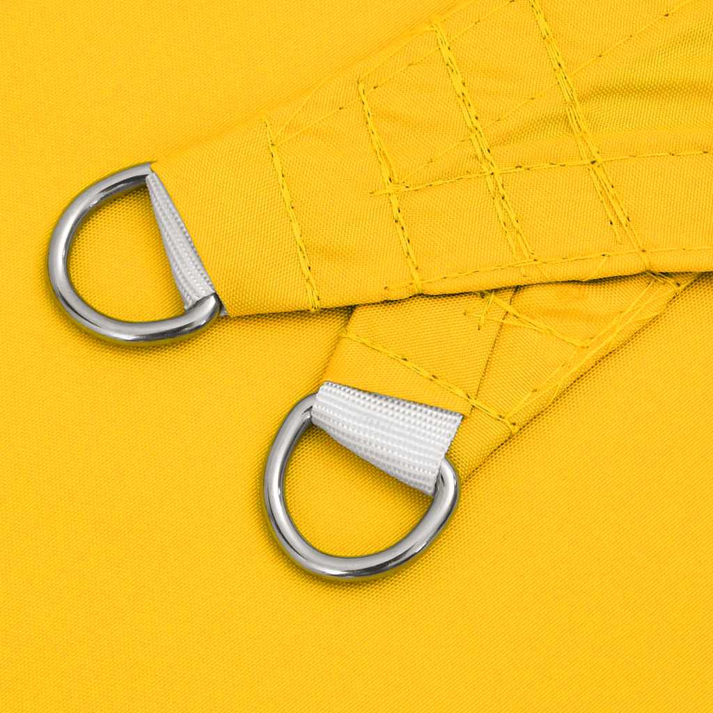 Sun Shade Sail Yellow 7x5x5 m 100% Polyester Oxford