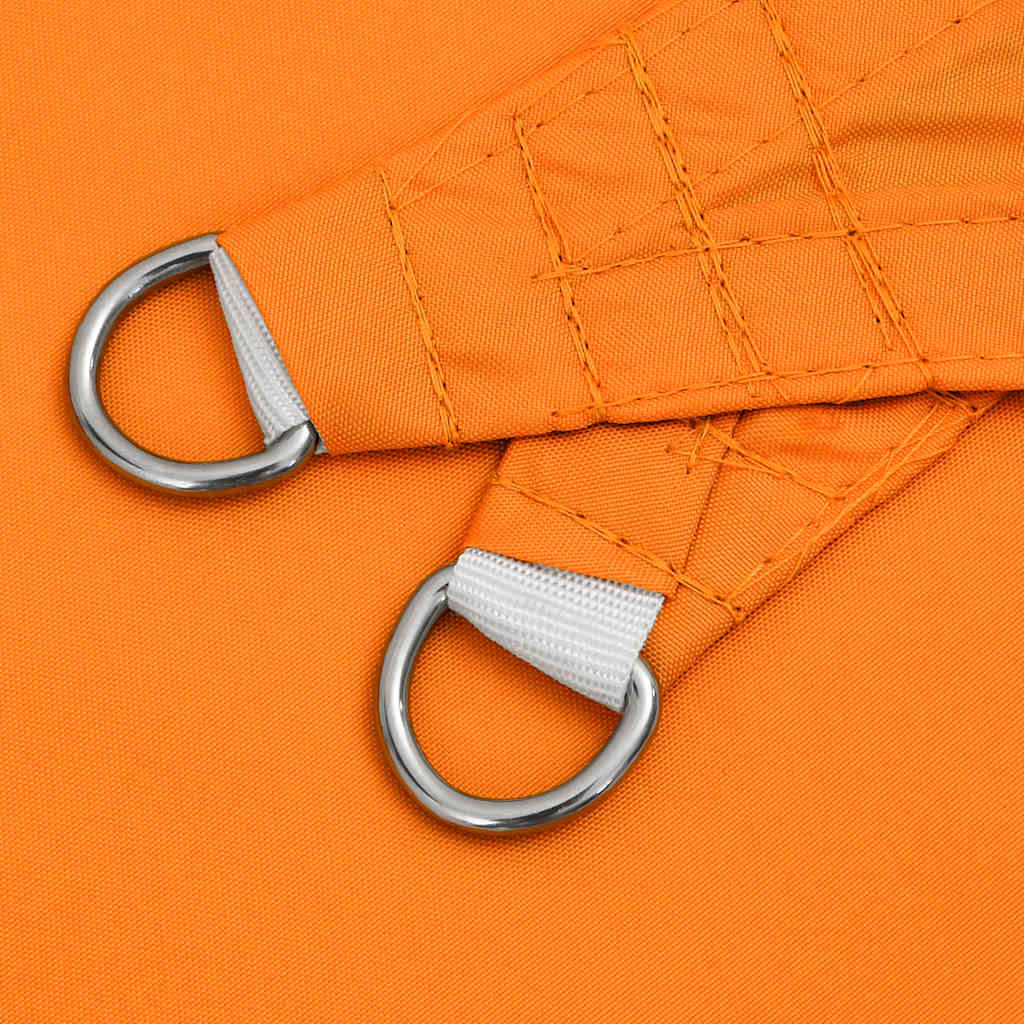 Sun Shade Sail Orange 7x5x5 m 100% Polyester Oxford