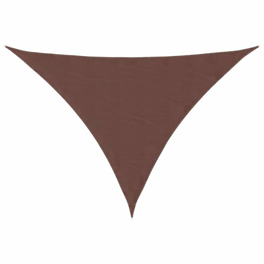Sun Shade Sail Brown 7x5x5 m 100% Polyester Oxford