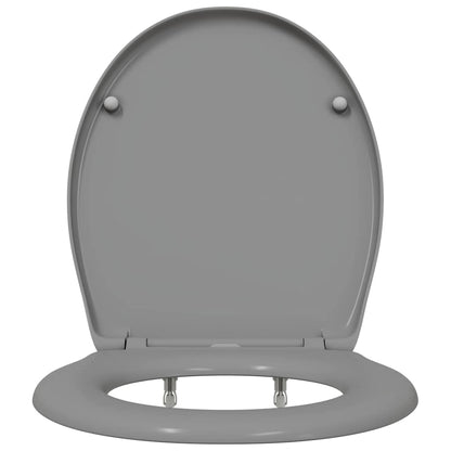 Toilet Seat Grey 47 x 37 x 4 cm Duroplast