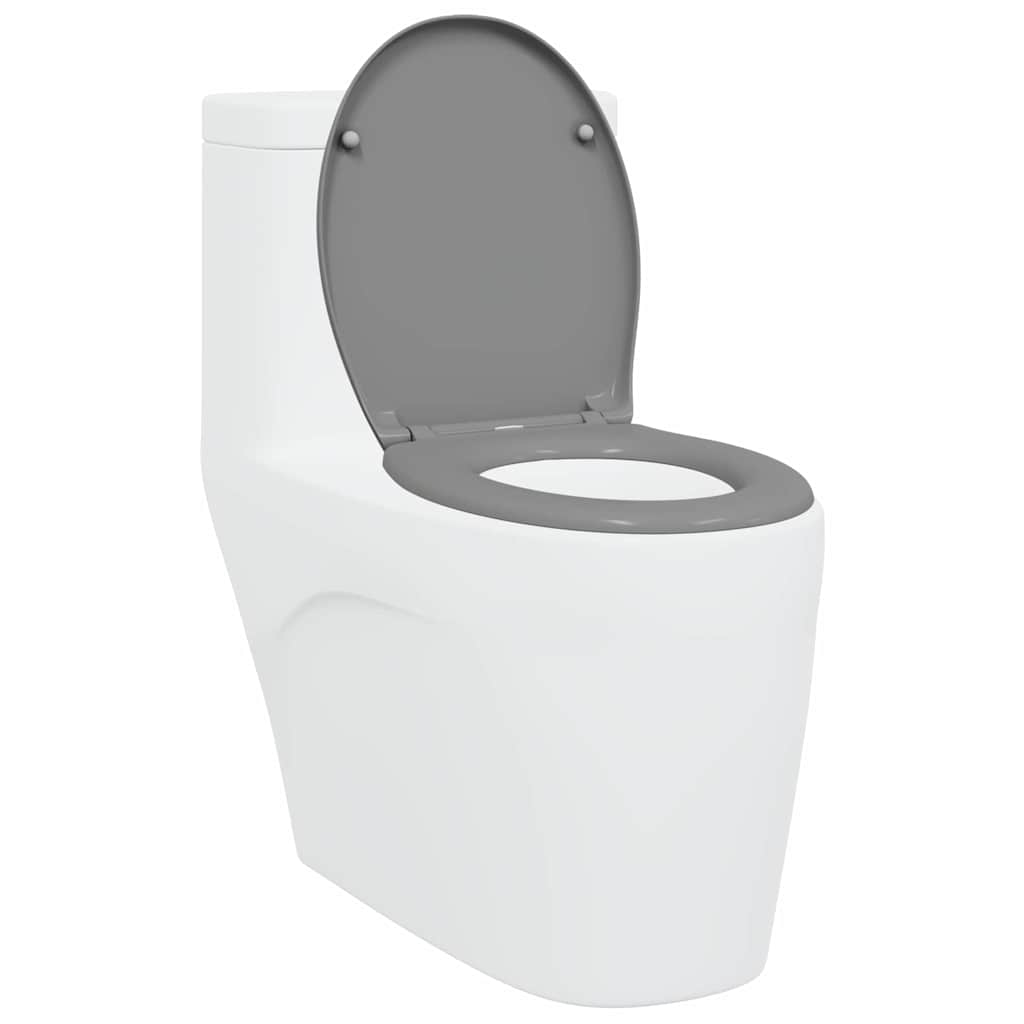 Toilet Seat Grey 47 x 37 x 4 cm Duroplast