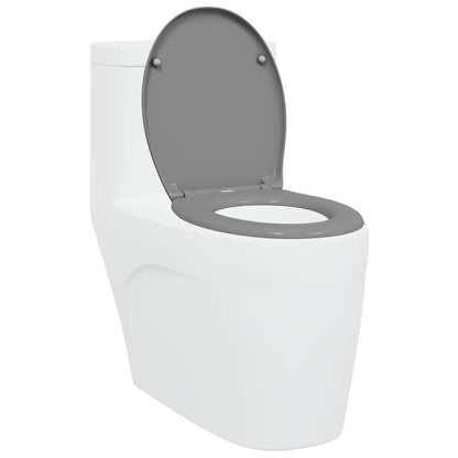 Toilet Seat Grey 47 x 37 x 4 cm Duroplast
