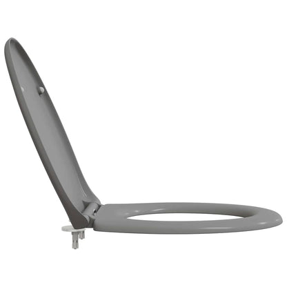 Toilet Seat Grey 47 x 37 x 4 cm Duroplast