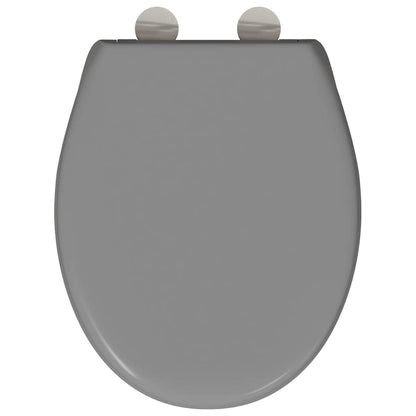 Toilet Seat Grey 47 x 37 x 4 cm Duroplast