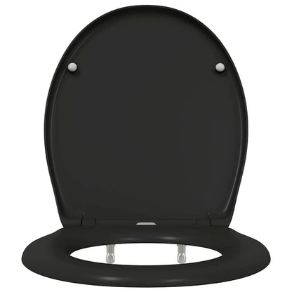 Toilet Seat Black 47 x 37 x 4 cm Duroplast