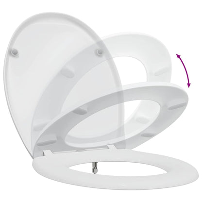 Toilet Seat White 47 x 37 x 4 cm Duroplast