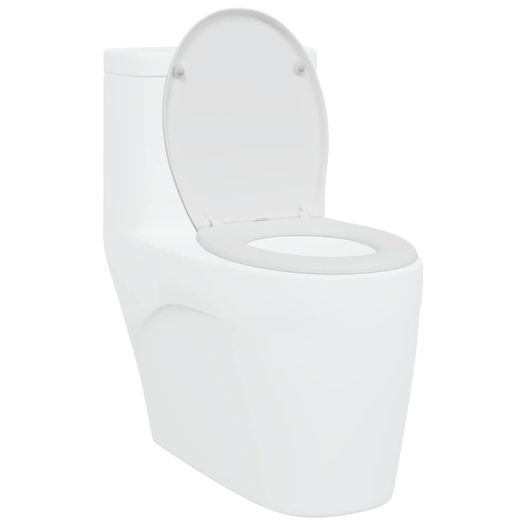 Toilet Seat White 47 x 37 x 4 cm Duroplast