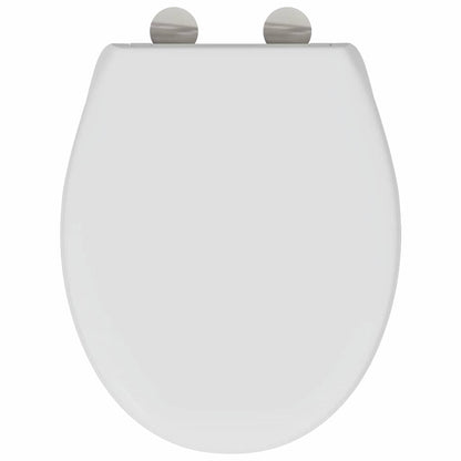 Toilet Seat White 47 x 37 x 4 cm Duroplast