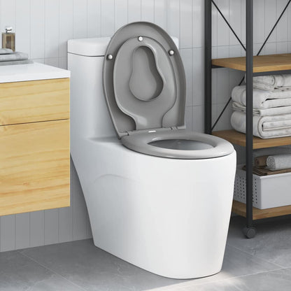Toilet Seat Grey 47 x 37 x 4 cm Duroplast