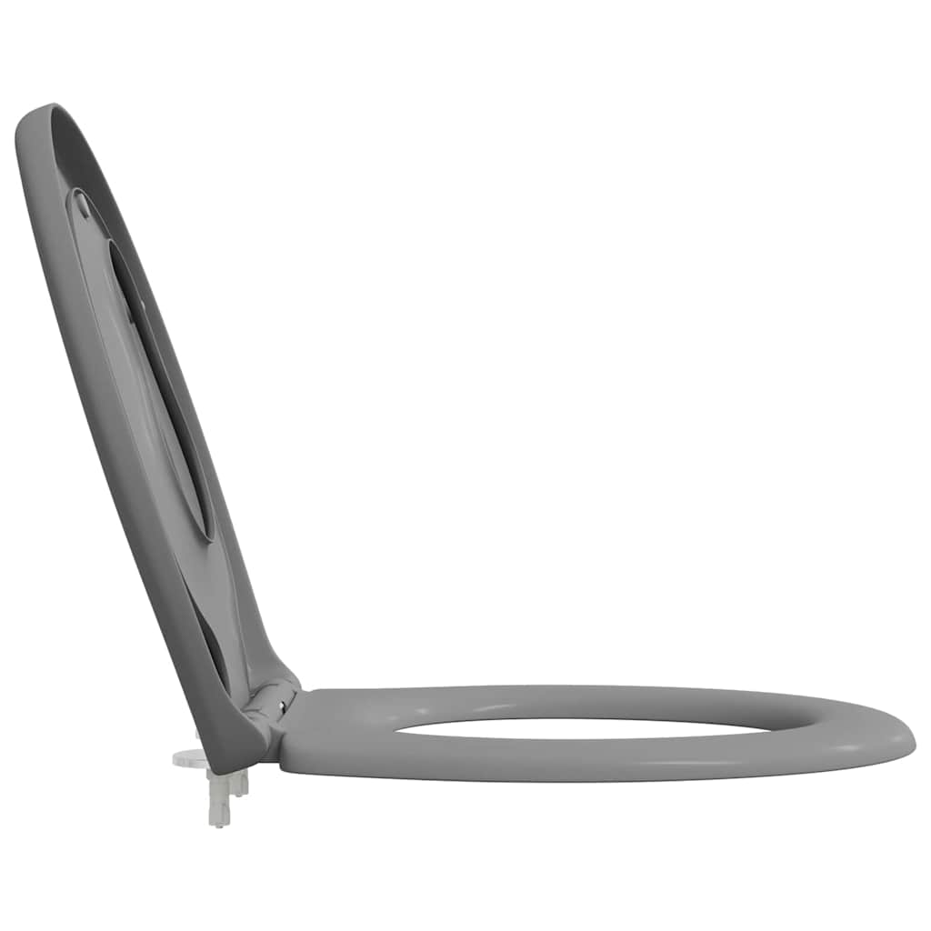 Toilet Seat Grey 47 x 37 x 4 cm Duroplast