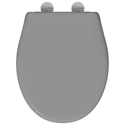 Toilet Seat Grey 47 x 37 x 4 cm Duroplast