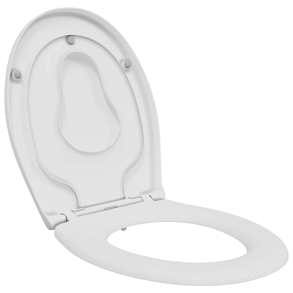 Toilet Seat White 47 x 37 x 4 cm Duroplast