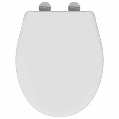 Toilet Seat White 47 x 37 x 4 cm Duroplast
