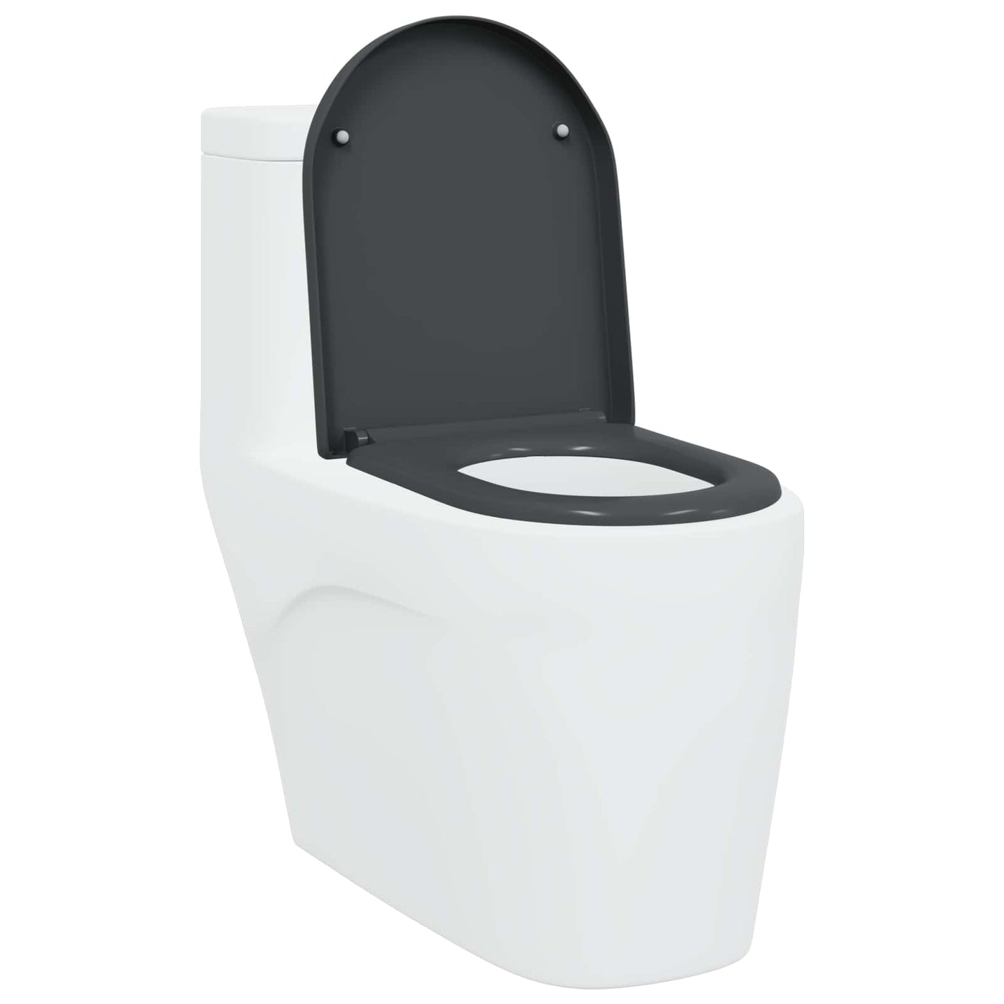 Toilet Seat Anthracite 49 x 36 x 4 cm Duroplast