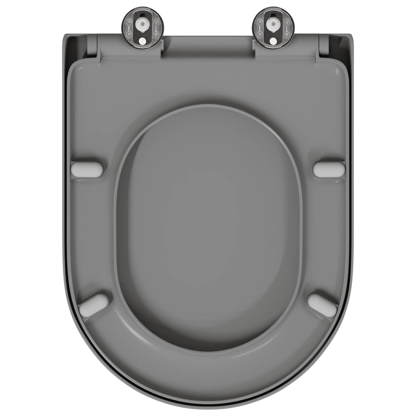 Toilet Seat Grey 49 x 36 x 4 cm Duroplast