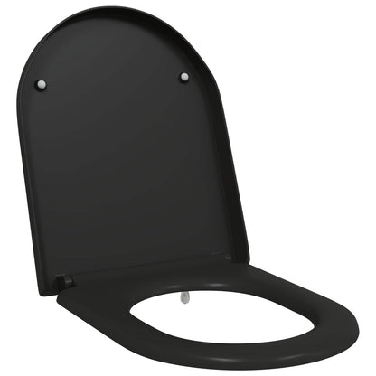 Toilet Seat Black 49 x 36 x 4 cm Duroplast