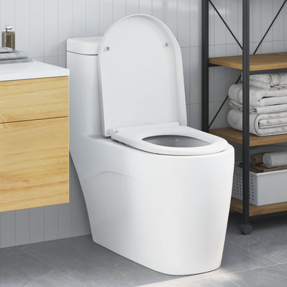 Toilet Seat White 49 x 36 x 4 cm Duroplast