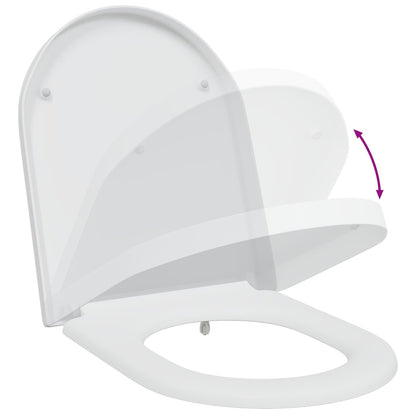 Toilet Seat White 49 x 36 x 4 cm Duroplast