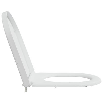 Toilet Seat White 49 x 36 x 4 cm Duroplast