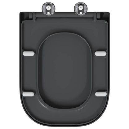 Toilet Seat Anthracite 47.5 x 35 x 3.6 cm Duroplast