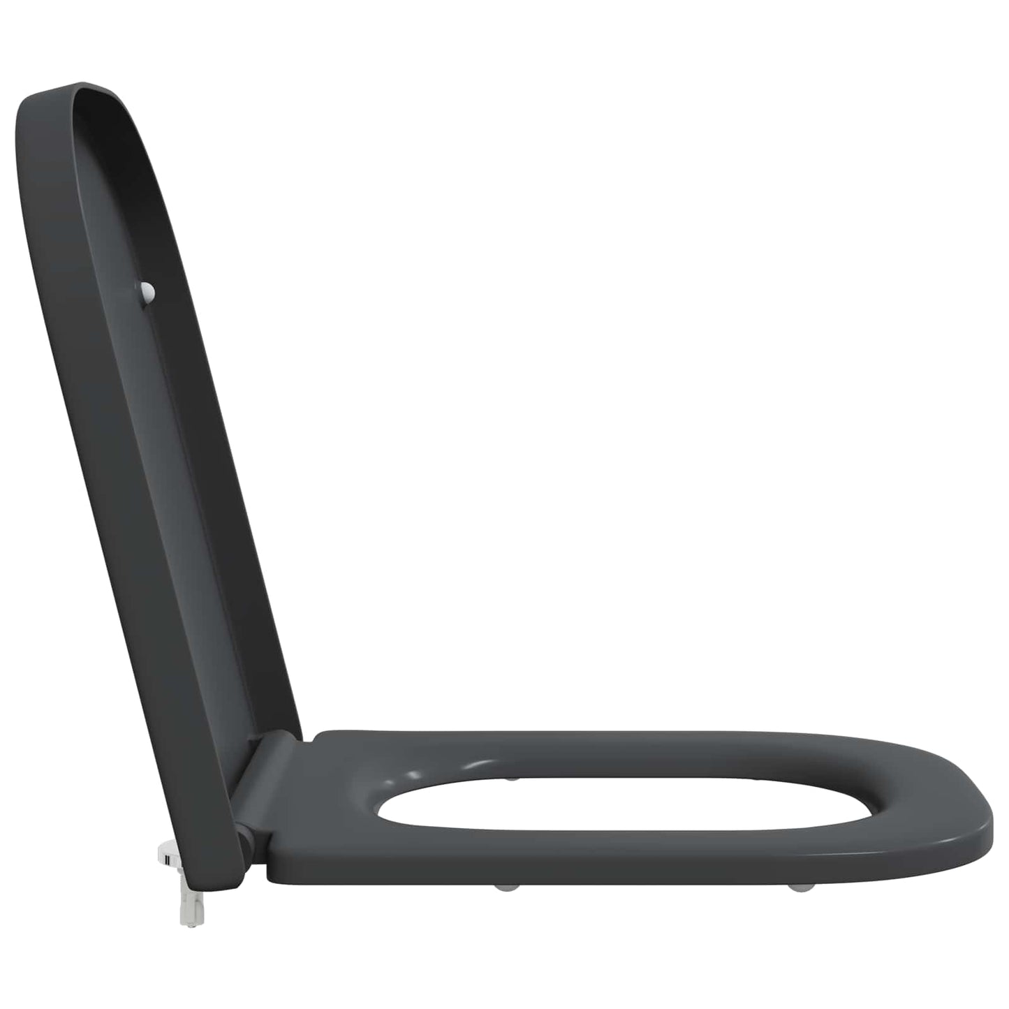 Toilet Seat Anthracite 47.5 x 35 x 3.6 cm Duroplast