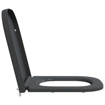 Toilet Seat Anthracite 47.5 x 35 x 3.6 cm Duroplast