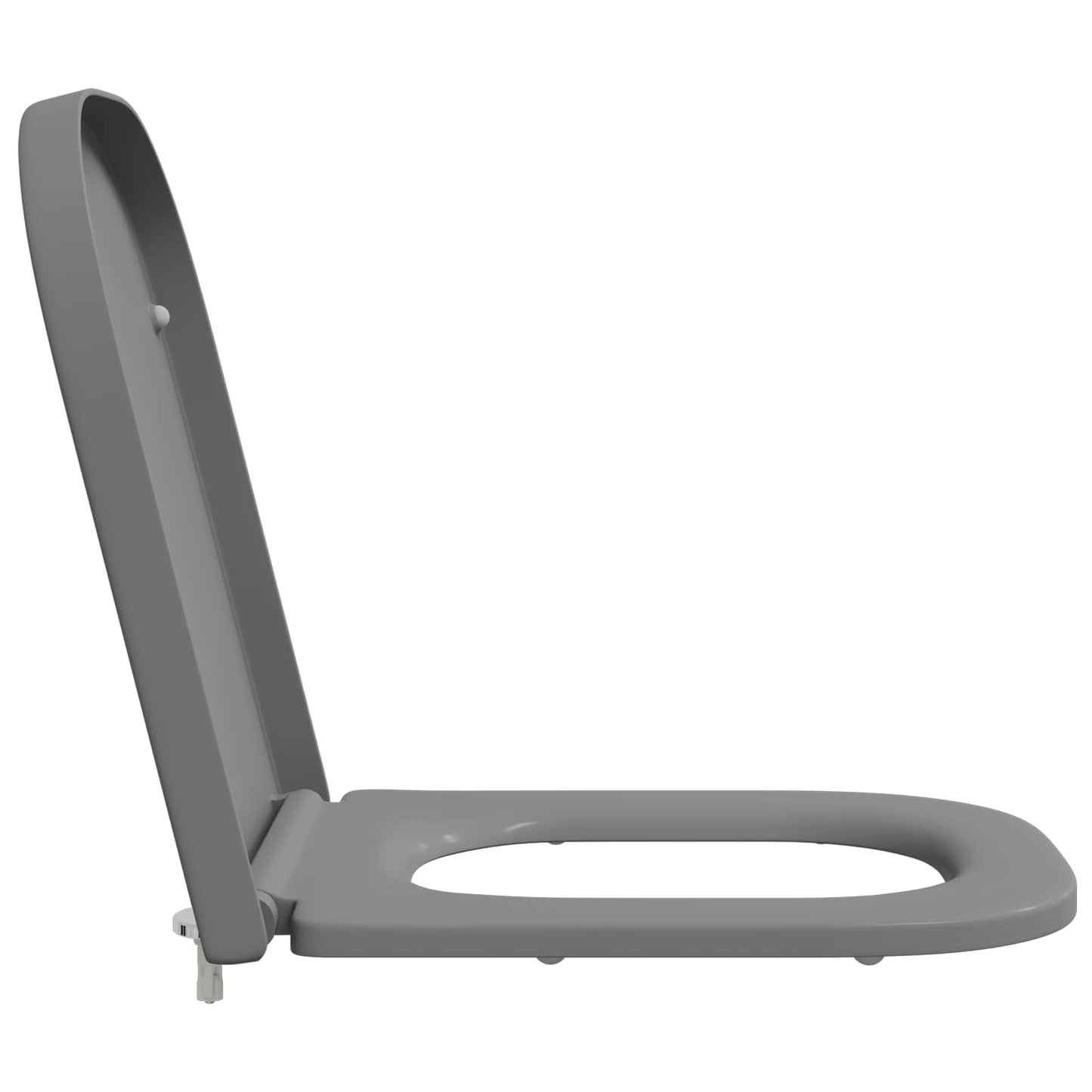 Toilet Seat Grey 47.5 x 35 x 3.6 cm Duroplast