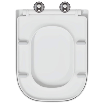Toilet Seat White 47.5 x 35 x 3.6 cm Duroplast