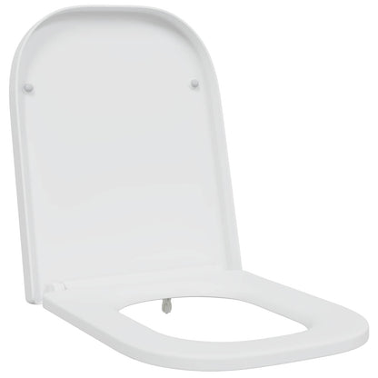 Toilet Seat White 47.5 x 35 x 3.6 cm Duroplast