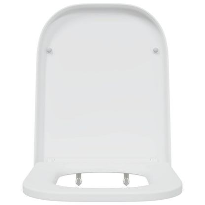Toilet Seat White 47.5 x 35 x 3.6 cm Duroplast