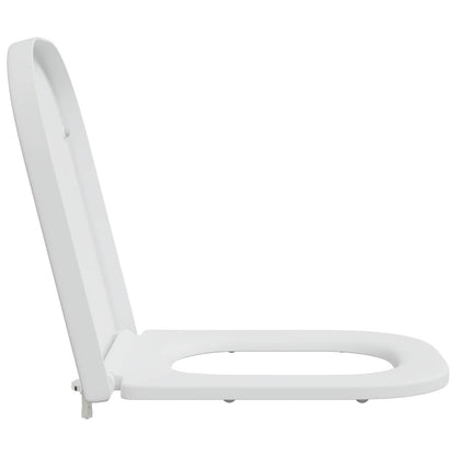 Toilet Seat White 47.5 x 35 x 3.6 cm Duroplast