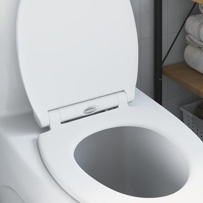Toilet Seat White 47 x 37.5 x 3.8 cm Duroplast